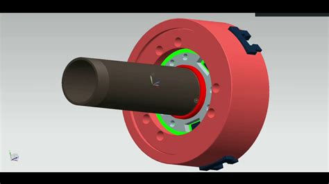 Cnc power Chuck working & power chuck assembly .
